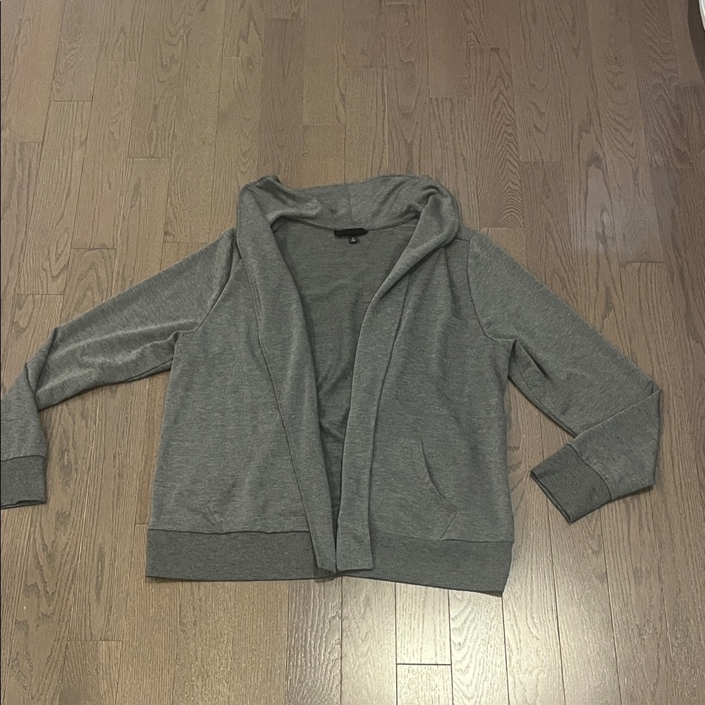 Torrid Gray Open Front Cardigan